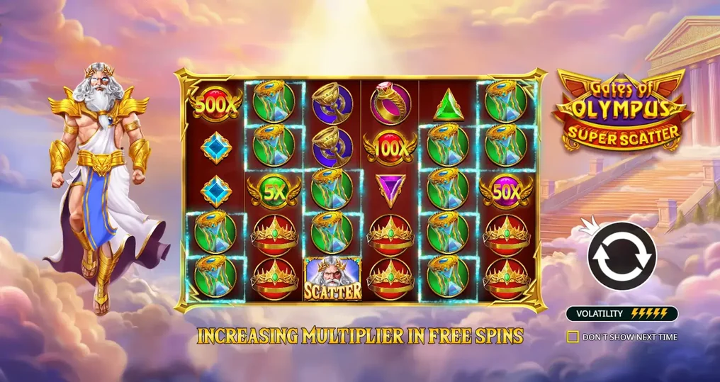 Gates of Olympus Super Scatter spielen